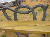 仿木水泥桌凳