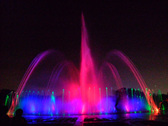 彩色音乐喷泉